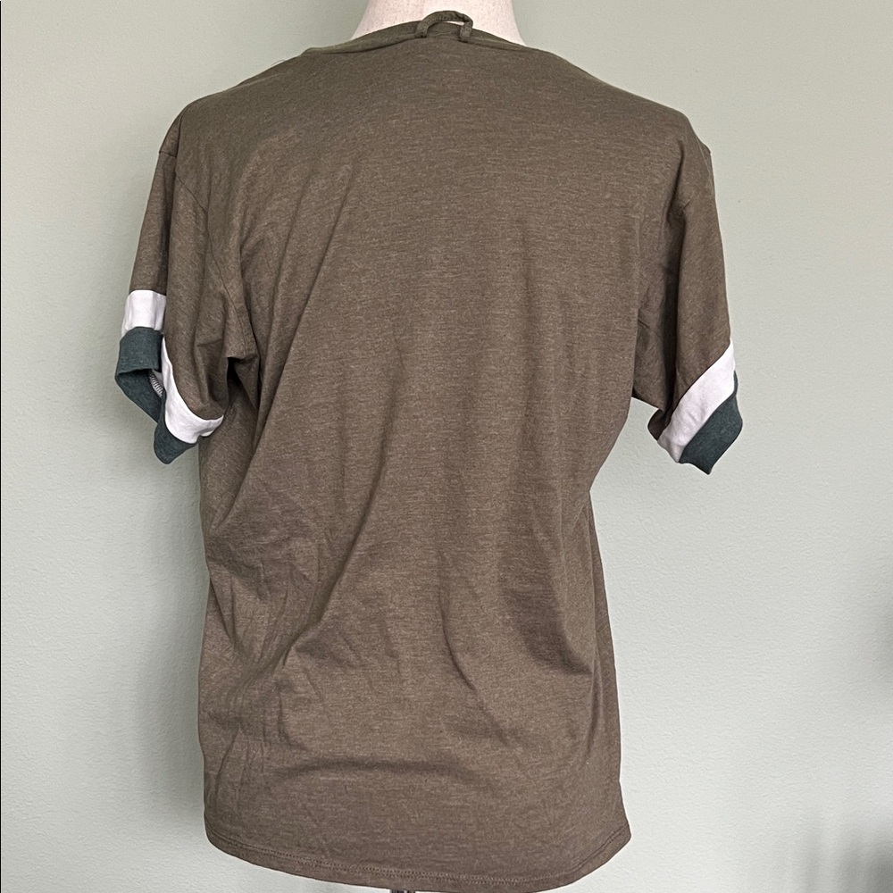 Camp Collection - Good Things Take Time Graphic Tee - Olive Green - Picture 4 of 4